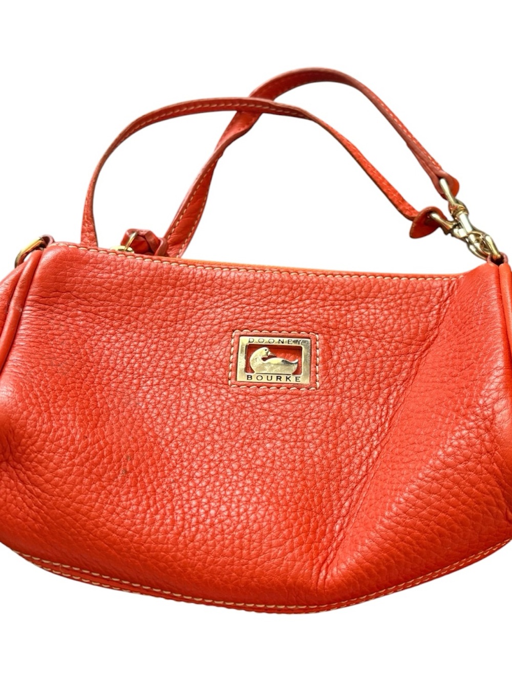 Dooney & Bourke Dillen Mini orange Barrell purse